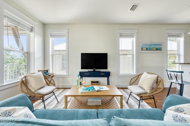 115 Cottage Ct, Panama City Beach, FL 32413 - living room with light wood-type flooring