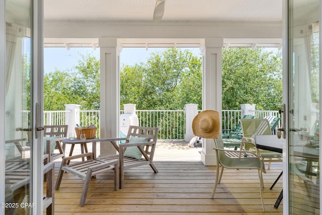 115 Cottage Ct, Panama City Beach, FL 32413 - view of sunroom / solarium