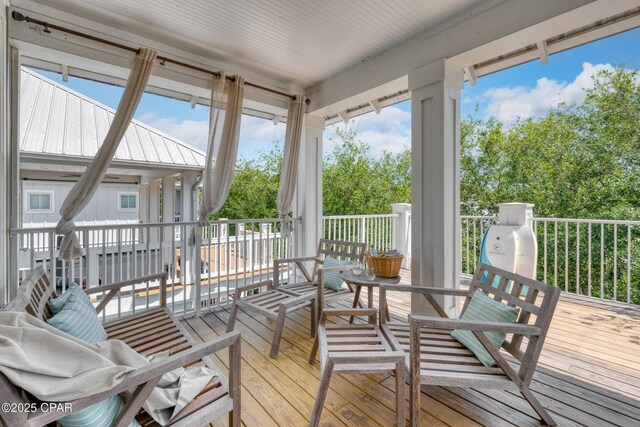 115 Cottage Ct, Panama City Beach, FL 32413 - view of sunroom / solarium