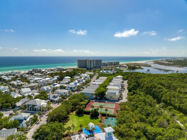 115 Cottage Ct, Panama City Beach, FL 32413 - aerial view featuring a water view