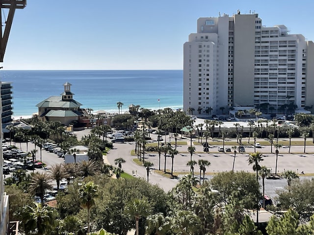 view of water feature