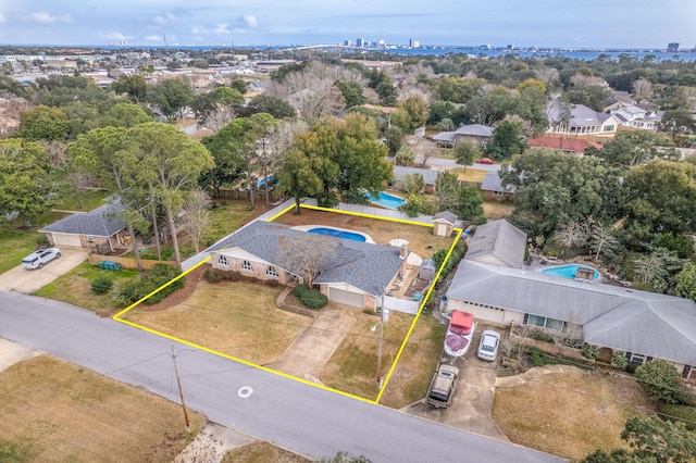 117 Hibiscus Ave, Gulf Breeze, FL 32561 - birds eye view of property featuring a residential view