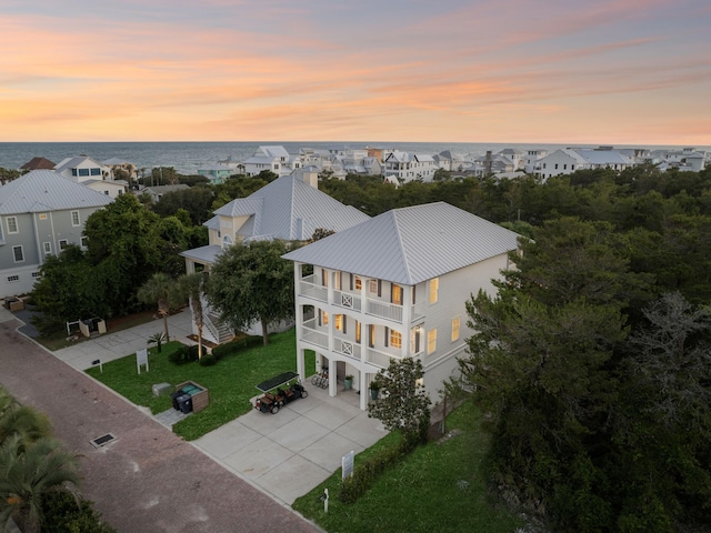 24 High Tide Way, Inlet Beach, FL 32461 - view of aerial view at dusk
