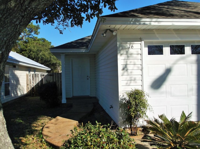 view of side of property