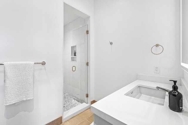 290 Sea Garden St Unit 402, Alys Beach, FL 32461 - bathroom featuring vanity and an enclosed shower
