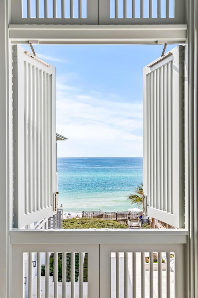 290 Sea Garden St Unit 402, Alys Beach, FL 32461 - water view featuring a beach view