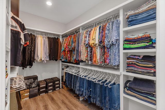 105 Oyster Blvd, Freeport, FL 32439 - walk in closet with wood finished floors