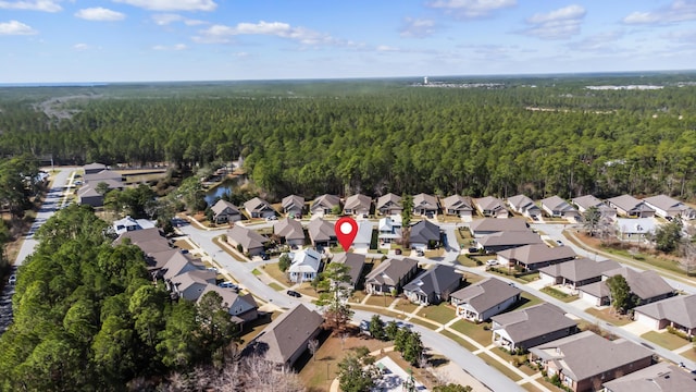 105 Oyster Blvd, Freeport, FL 32439 - aerial view featuring a residential view and a view of trees