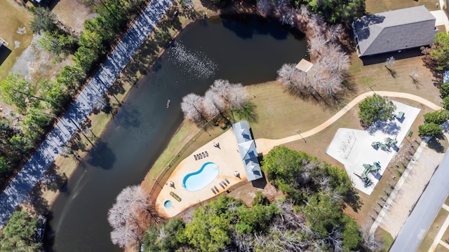 105 Oyster Blvd, Freeport, FL 32439 - bird's eye view with a water view