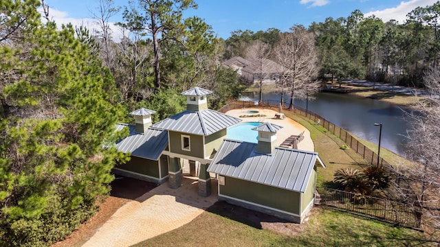 105 Oyster Blvd, Freeport, FL 32439 - bird's eye view featuring a water view