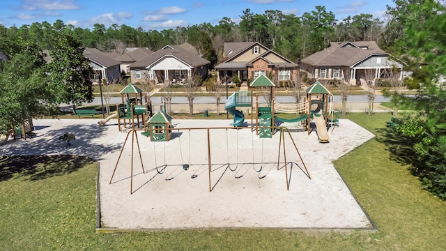 105 Oyster Blvd, Freeport, FL 32439 - community jungle gym featuring a residential view and a yard