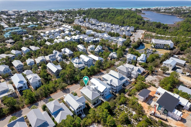 125 Gulfview Cir, Santa Rosa Beach, FL 32459 - bird's eye view with a water view