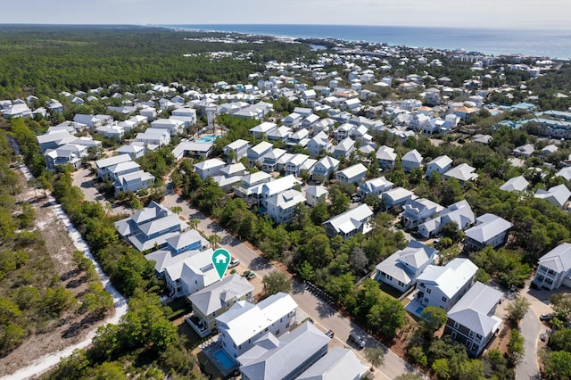 125 Gulfview Cir, Santa Rosa Beach, FL 32459 - bird's eye view featuring a water view