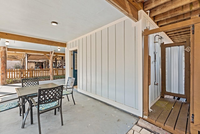 view of patio / terrace with outdoor dining space