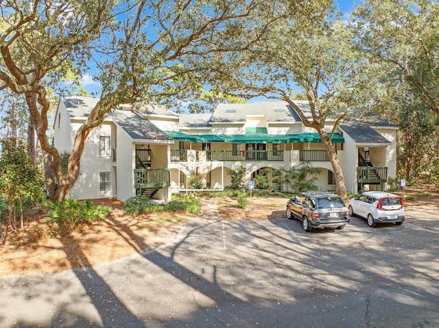 view of property with stucco siding