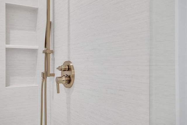 bathroom view of a shower