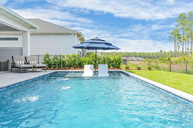 1760 Pathways Dr, Inlet Beach, FL 32461 - view of pool featuring a fenced backyard and a patio area