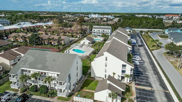 bird's eye view featuring a residential view