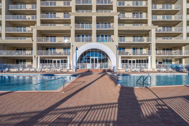 pool featuring a patio