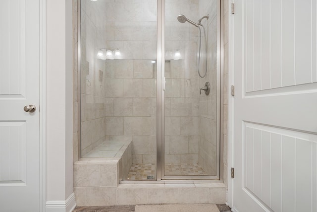 124 Conner Cir, Santa Rosa Beach, FL 32459 - bathroom featuring a shower stall