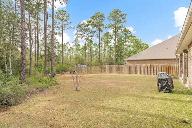 124 Conner Cir, Santa Rosa Beach, FL 32459 - view of yard with a fenced backyard