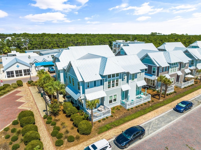 birds eye view of property featuring a residential view