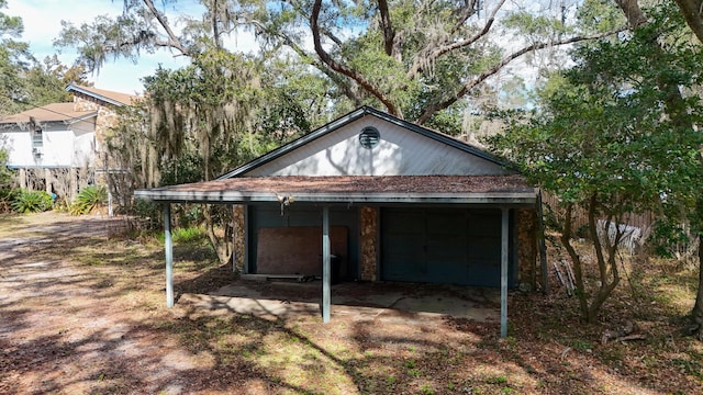 view of outbuilding