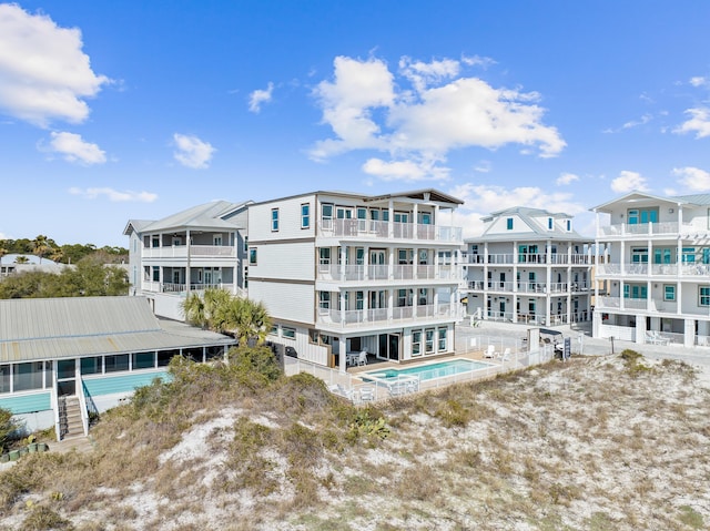 view of rear view of property