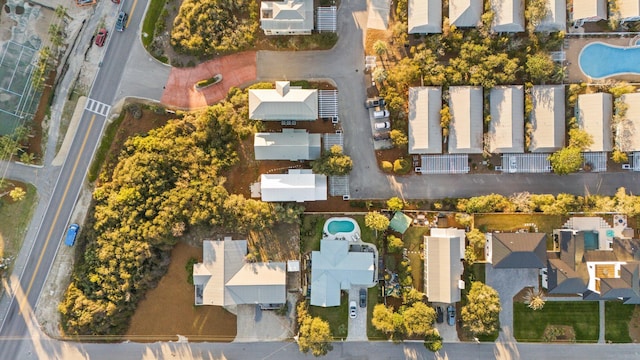 drone / aerial view featuring a residential view