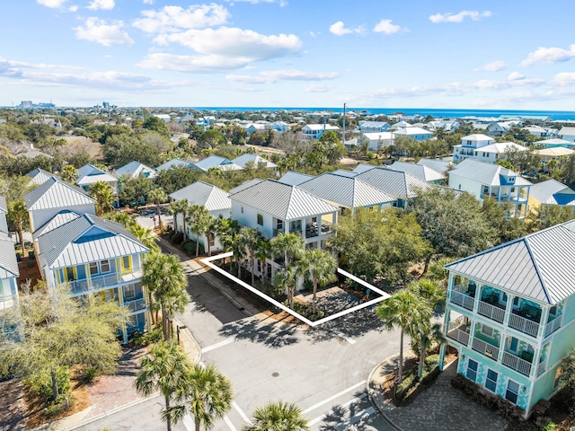 bird's eye view featuring a residential view