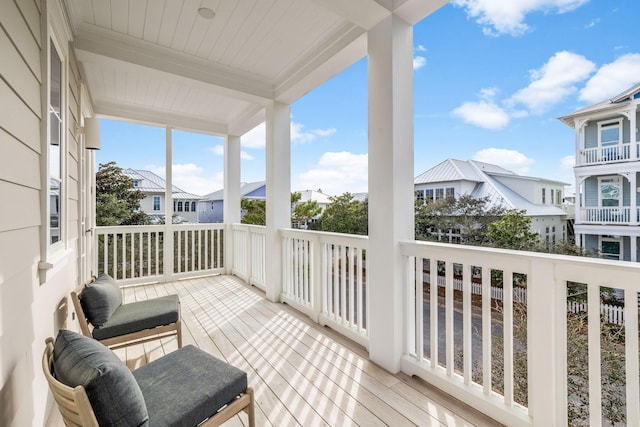 balcony with a sunroom