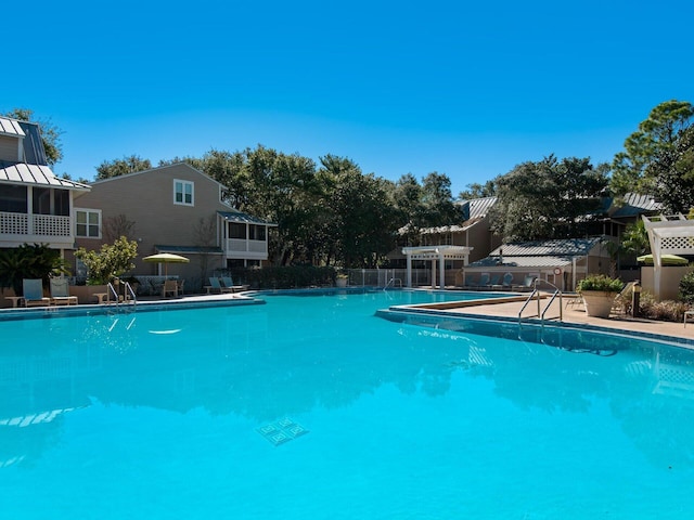 view of community pool