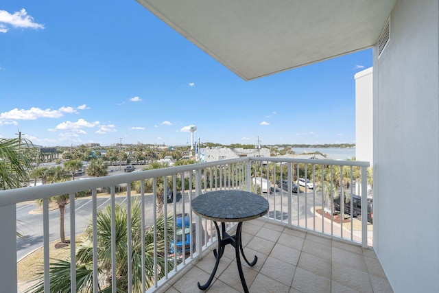 balcony with visible vents