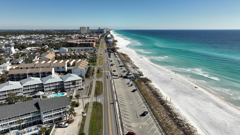 1096 Scenic Gulf Dr Unit 910, Miramar Beach, FL 32550 - aerial view of unending shoreline