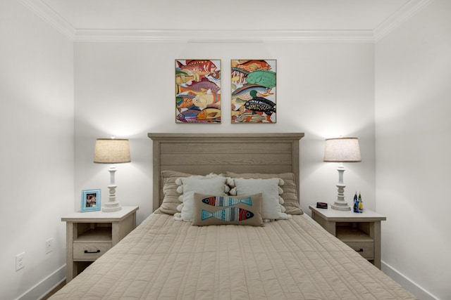 846 Cannon Ln, Destin, FL 32541 - bedroom with baseboards and crown molding