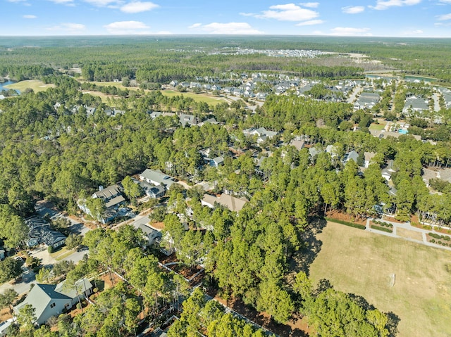 aerial view with a view of trees