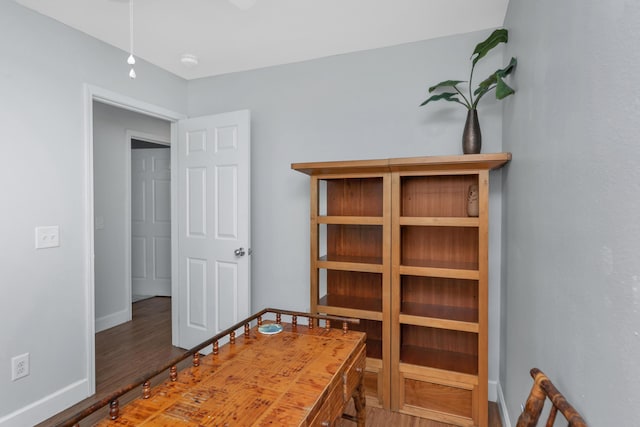 79 N 6th St, Santa Rosa Beach, FL 32459 - office featuring wood finished floors and baseboards