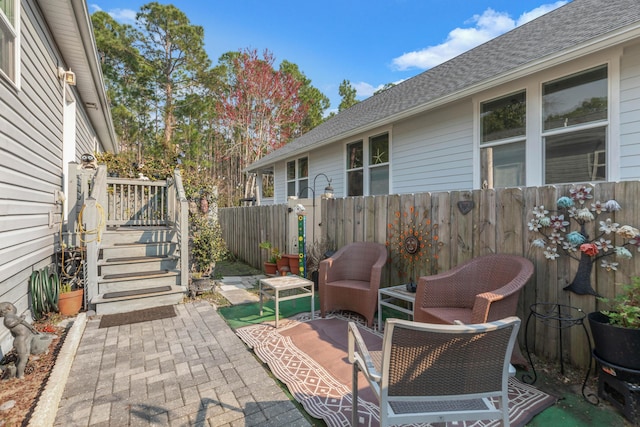 79 N 6th St, Santa Rosa Beach, FL 32459 - view of patio with fence