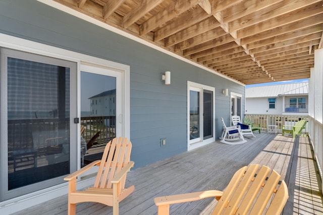 3625 Cape San Blas Rd, Cape San Blas, FL 32456 - view of wooden terrace