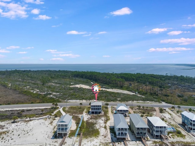 3625 Cape San Blas Rd, Cape San Blas, FL 32456 - birds eye view of property with a water view
