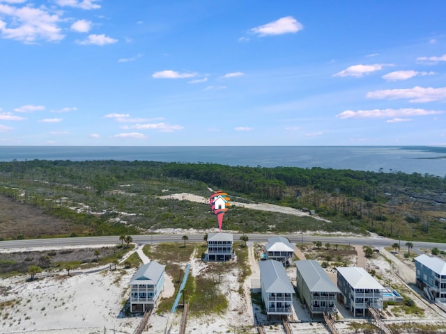 3625 Cape San Blas Rd, Cape San Blas, FL 32456 - drone / aerial view with a water view