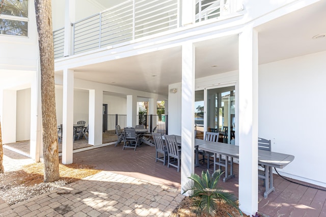 view of patio / terrace with outdoor dining area