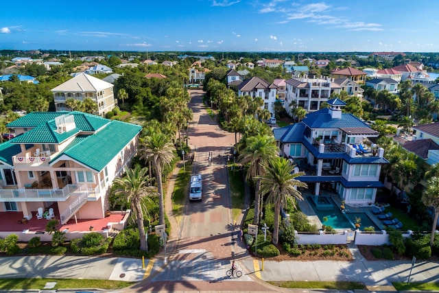 birds eye view of property featuring a residential view