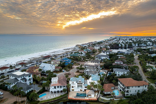 4659 Destiny Way, Destin, FL 32541 - birds eye view of property featuring a residential view, a beach view, and a water view