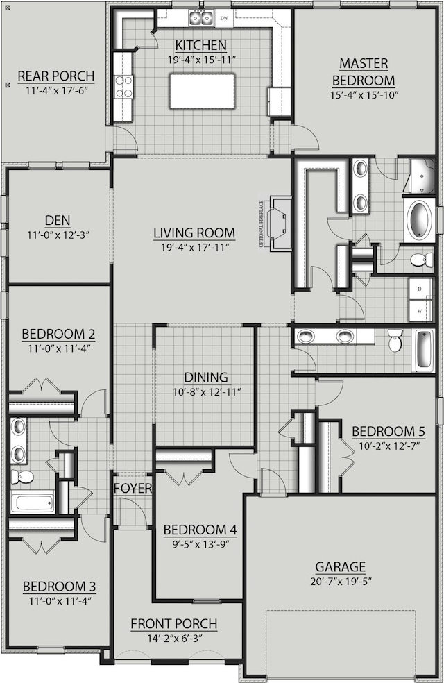 2720 Louis Cir, Crestview, FL 32536 - plan