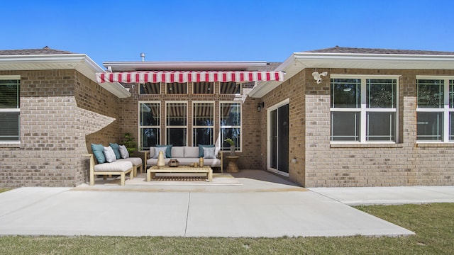 view of patio / terrace with outdoor lounge area