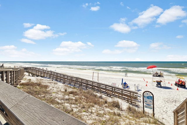 water view with a beach view