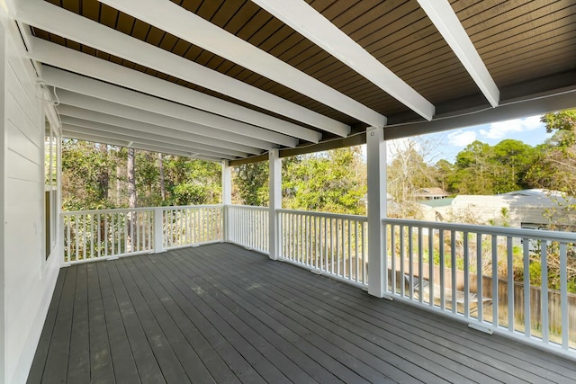 view of deck