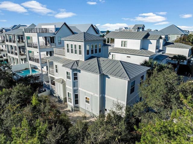 drone / aerial view featuring a residential view