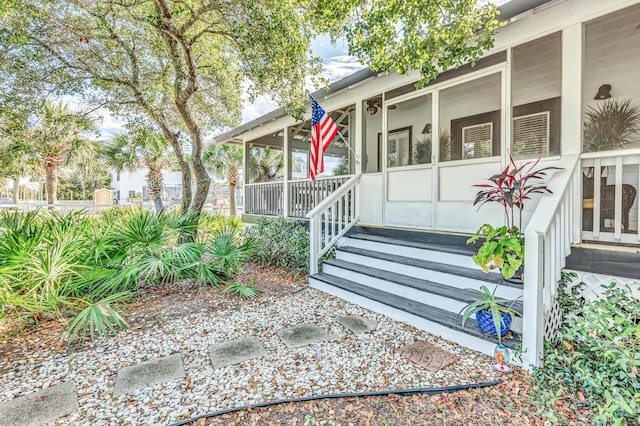 view of property entrance